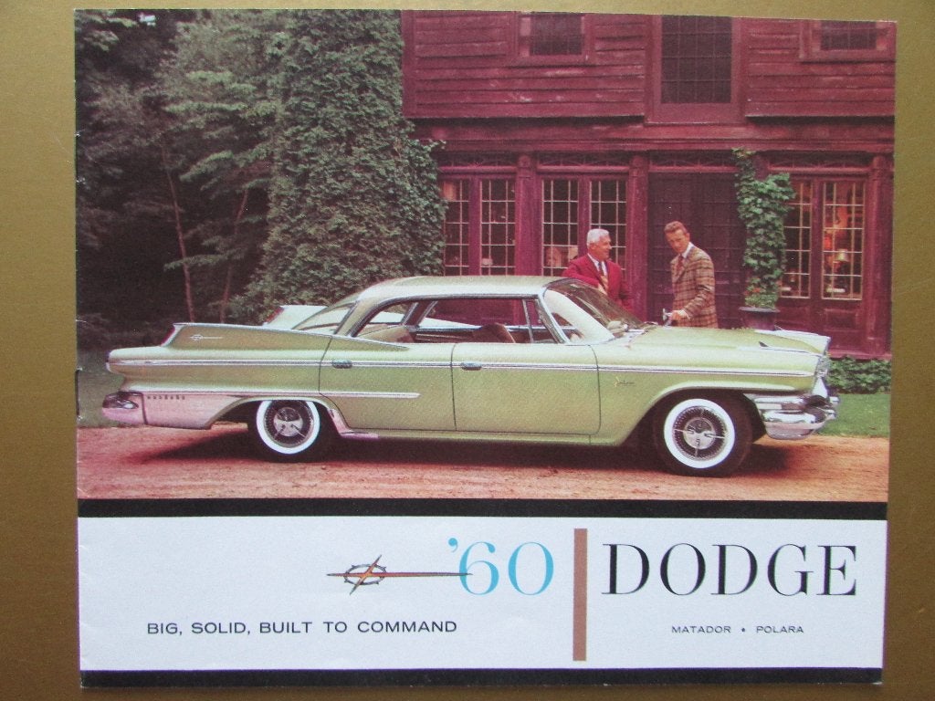 1960 Dodge Matador-Polara brochure, Engels, Ophalen of Verzenden, Zo goed als nieuw, Overige merken