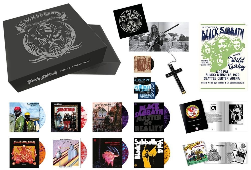 BLACK SABBATH - vinyl box-set, Cd's en Dvd's, Vinyl | Hardrock en Metal, Ophalen of Verzenden, Zo goed als nieuw