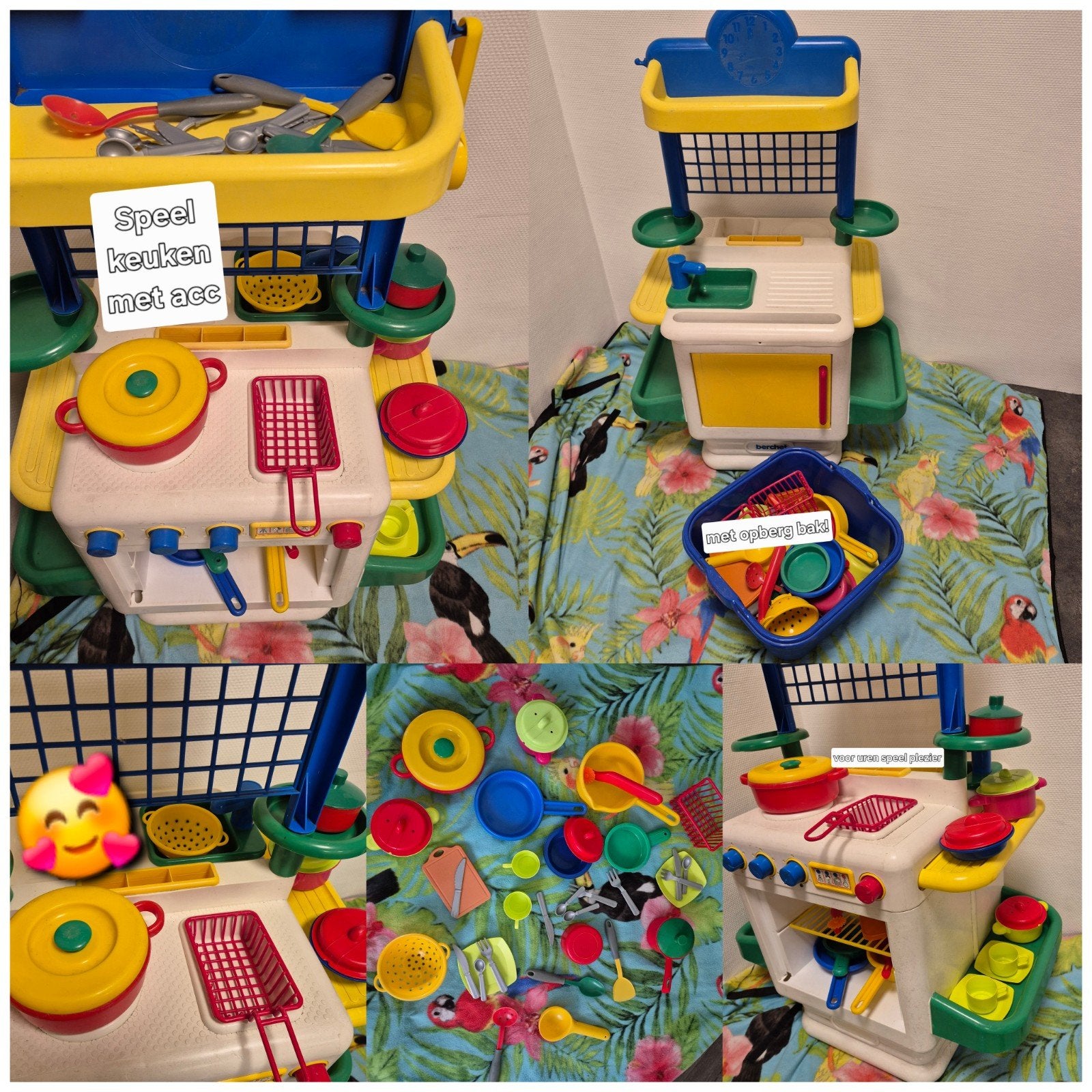keuken speelgoed keuken voor buiten of binnen +acc, Kinderen en Baby's, Ophalen, Gebruikt, Kunststof, Speelkeuken
