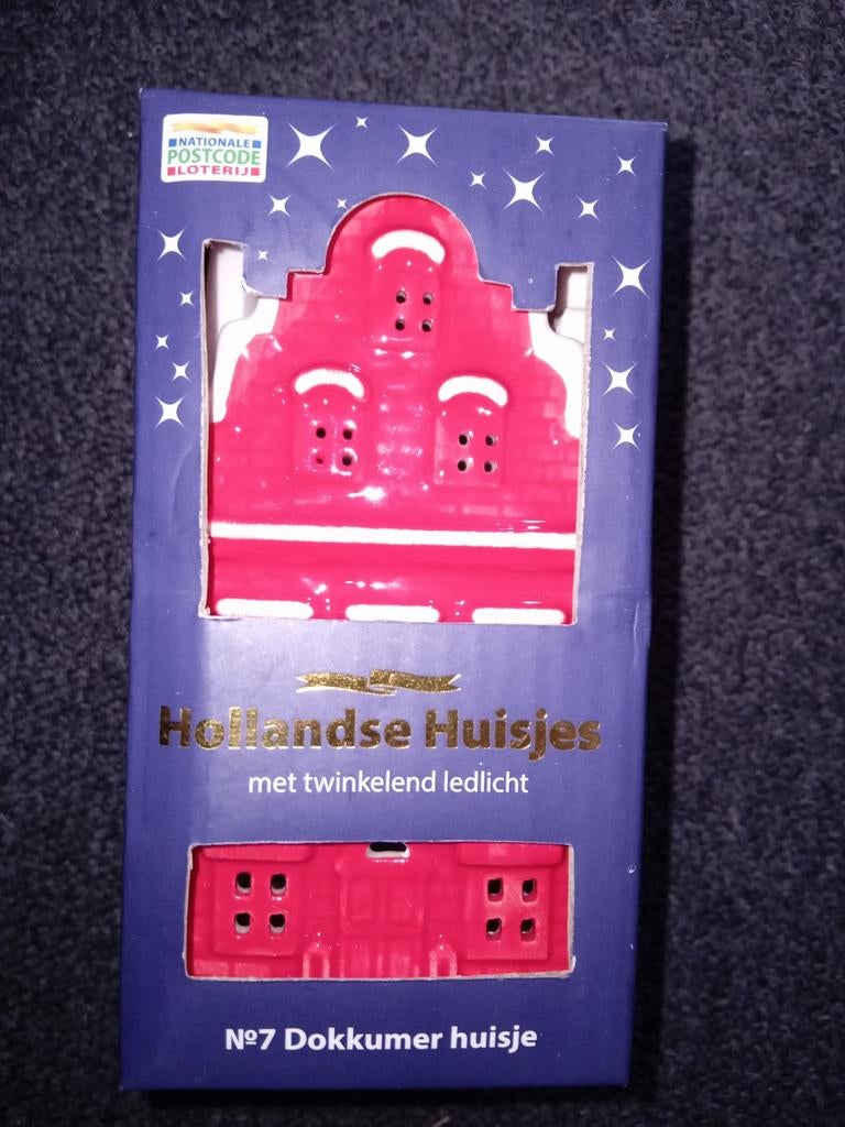 Postcodeloterij Huisje nr. 7 Dokkumer huisje met LED, Verzamelen, Overige Verzamelen, Ophalen of Verzenden, Nieuw