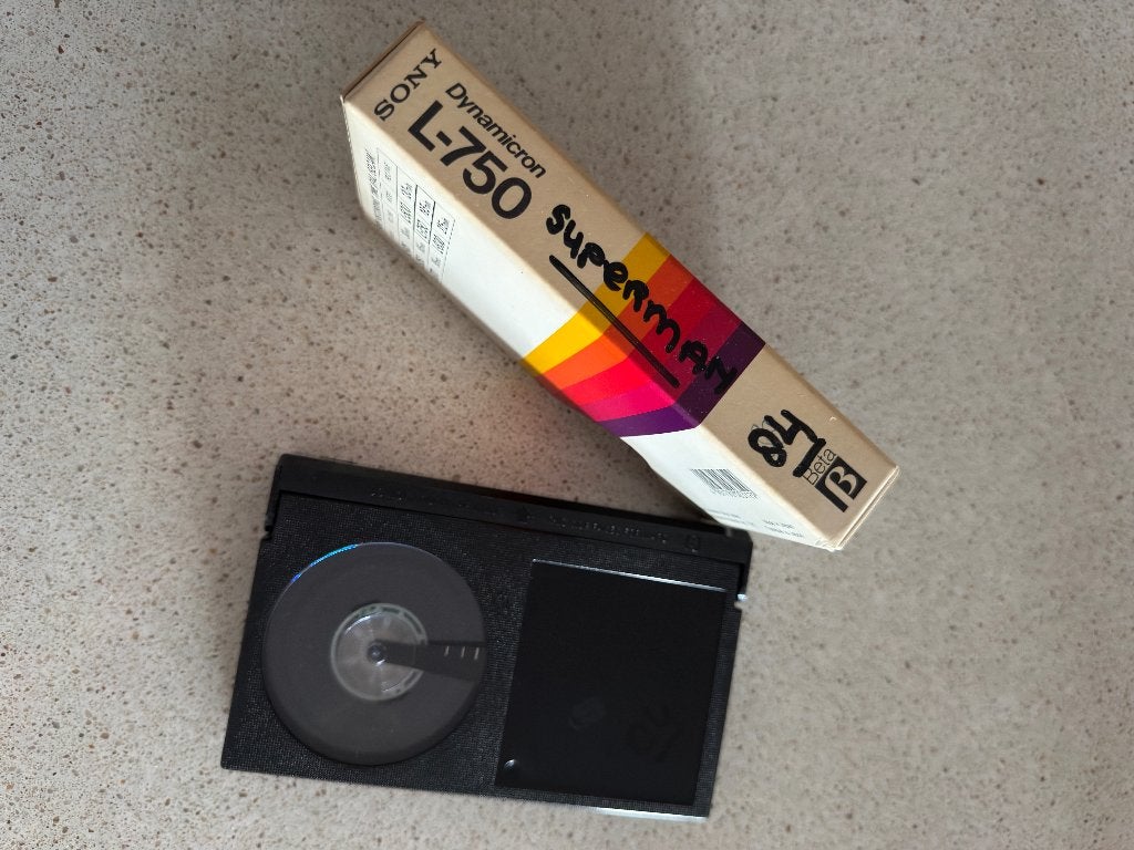 Superman: De Film (Betamax), Nederlands ondertiteld, Ophalen of Verzenden, Vanaf 12 jaar, Gebruikt