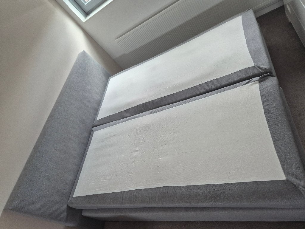 Boxspring, Gebruikt, Tweepersoons, Ophalen of Verzenden, 180 cm