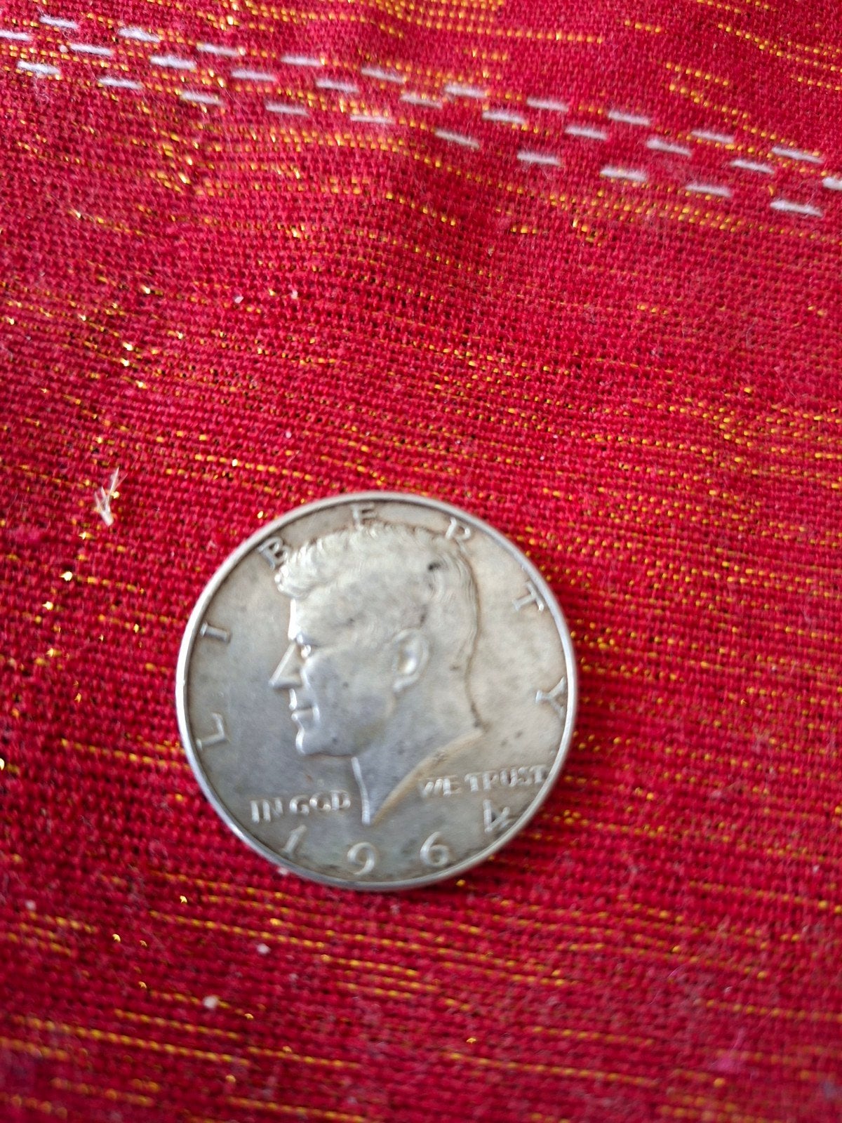 zilveren halve dollar uit 1964, Ophalen of Verzenden, Vóór koninkrijk, Overige waardes