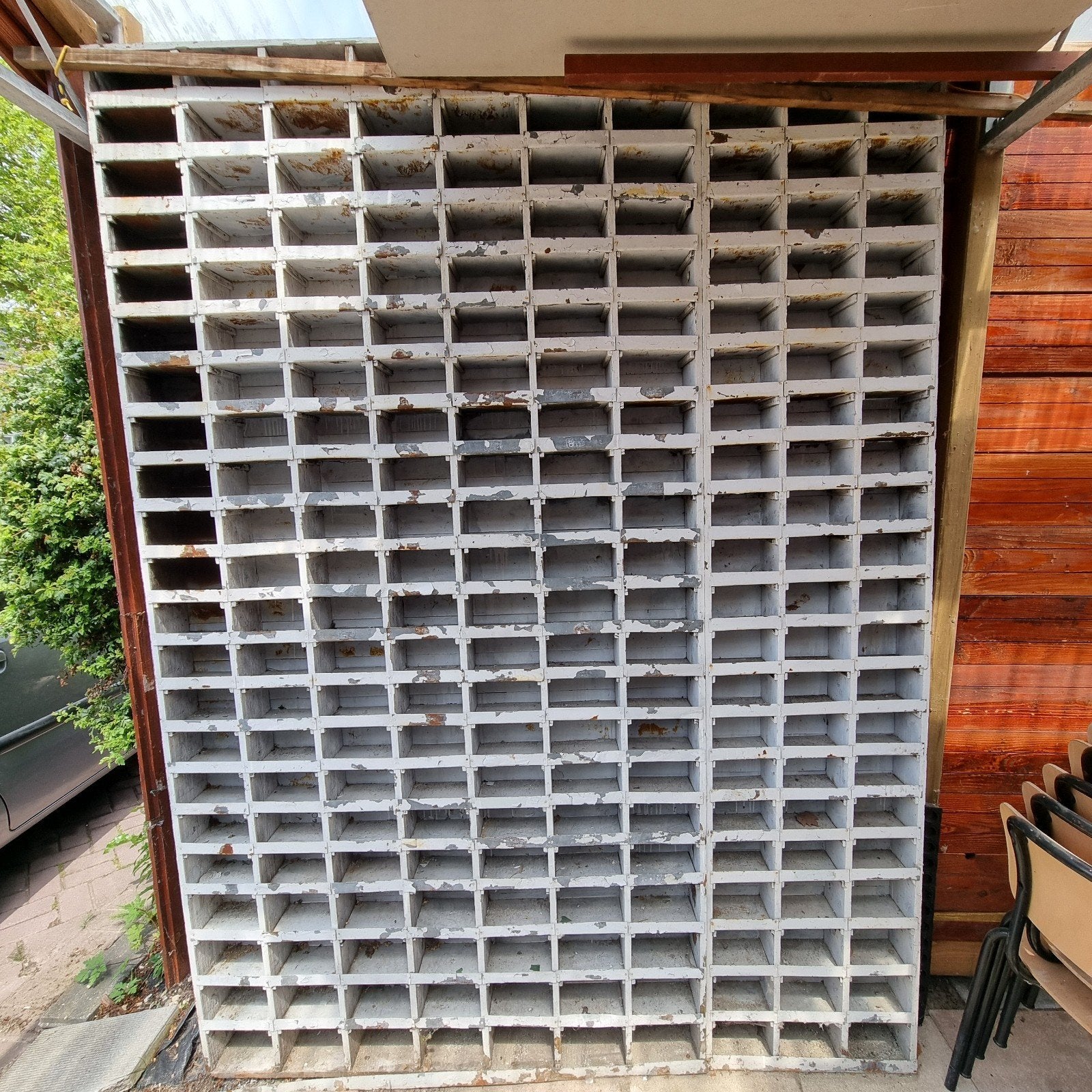 Wandsysteem,  vakkenkast vintage, Ophalen, Minder dan 3 meter, Hout, 1 tot 2 meter