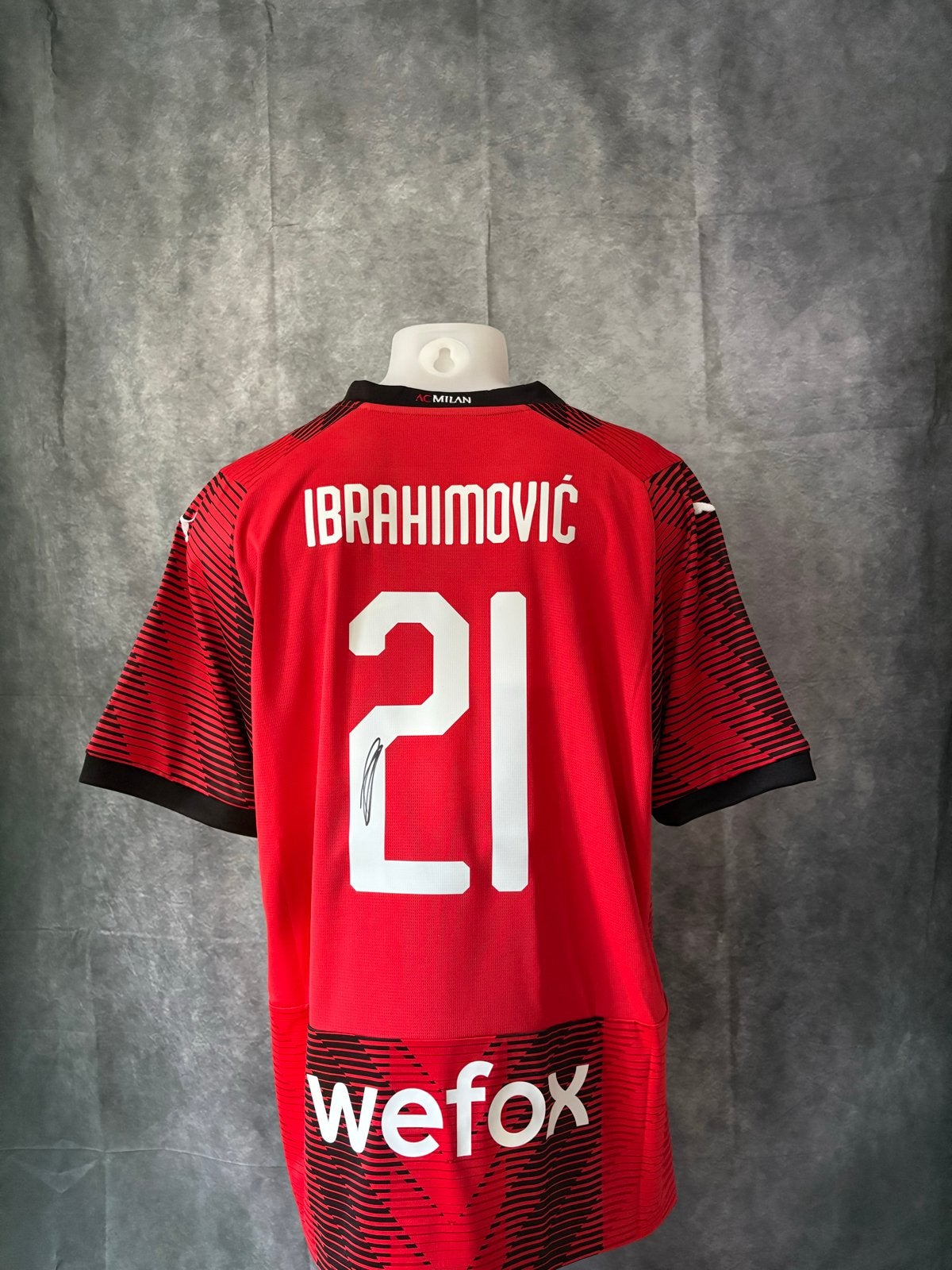 Gesigneerd AC Milan shirt Zlatan Ibrahimovic + certificaat, Verzenden, Nieuw, Shirt