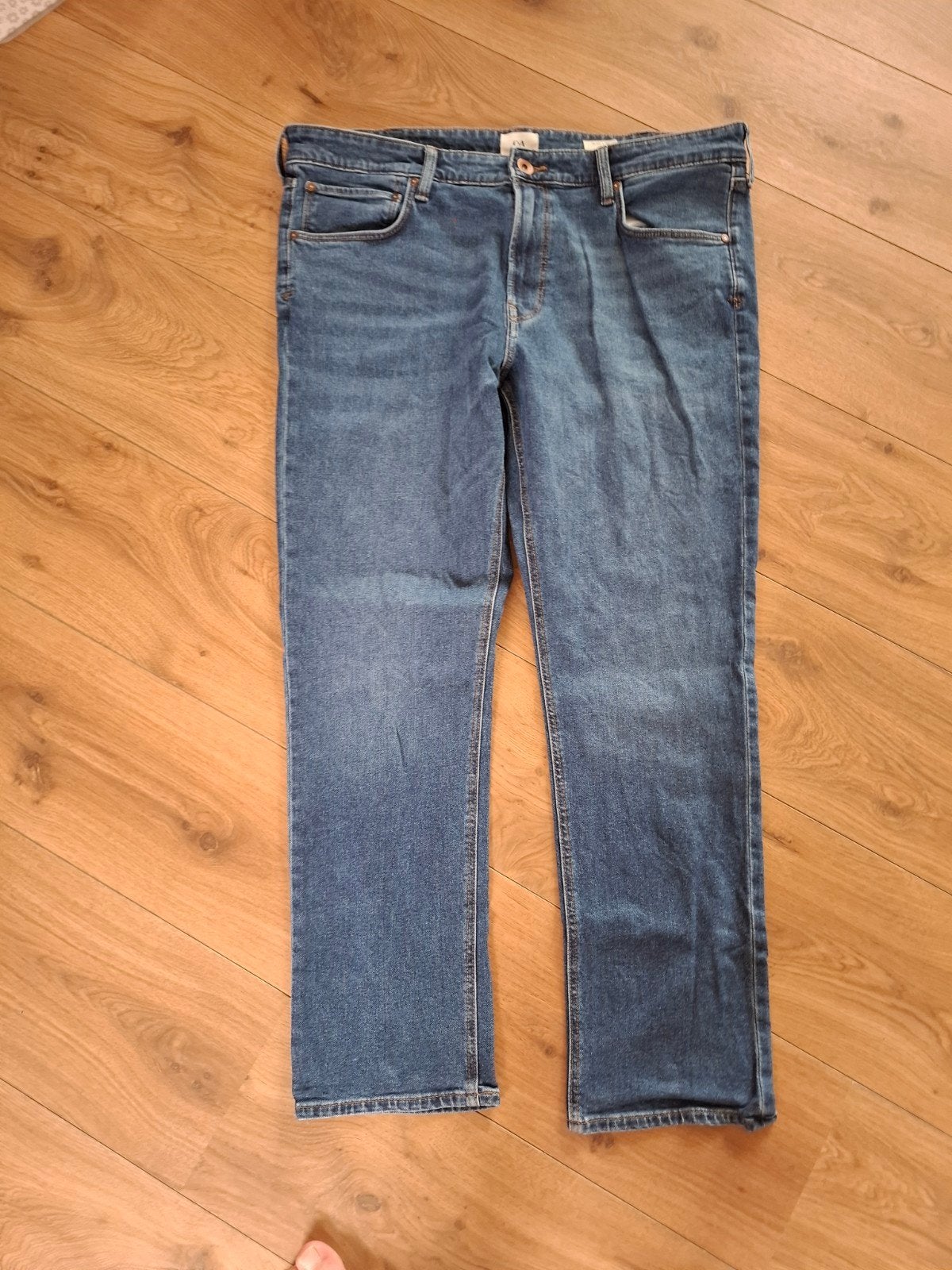 C&A Slim Fit Jeans W40 L32, Blauw, W40 - W42 (confectie 56/58), Gedragen, C&A