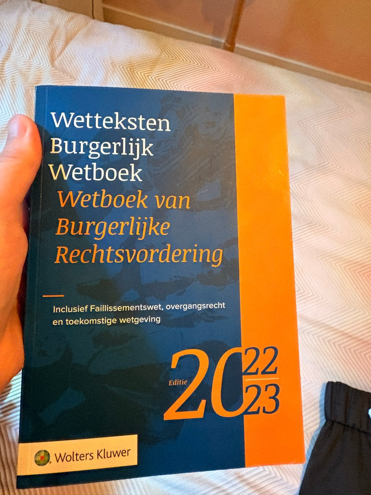 Wetteksten Burgerlijk Wetboek 2022/2023, Boeken, Ophalen of Verzenden, Zo goed als nieuw, HBO