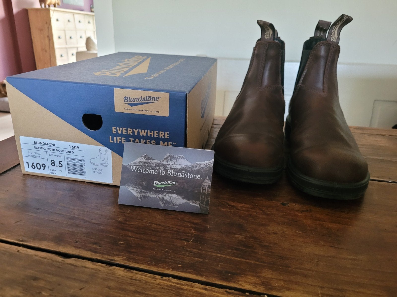 blundstone boots, maat 8.5 / 42.5 bruin, Blundstone, Ophalen of Verzenden, Gedragen, Bruin