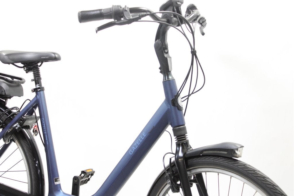 Gazelle Orange C310 57 cm elektrische fiets, Gebruikt, Gewoonfietsen, Info@gewoonfietsen.nl, 50 km per accu of meer