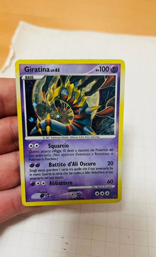 Giratina 10/127 Holo Platinum Pokemon, Verzenden, Zo goed als nieuw, Losse kaart, Foil
