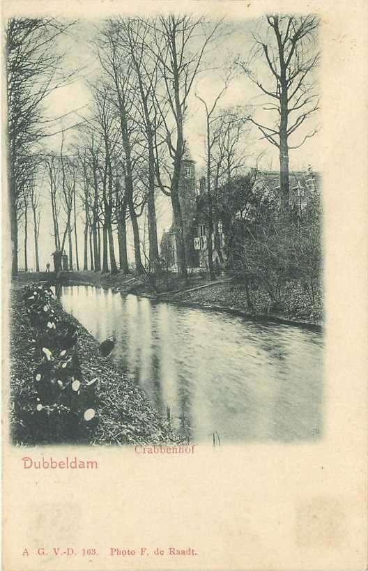 380-891-029 Dordrecht Dubbeldam Crabbenhof, Verzenden, Voor 1920, Zuid-Holland