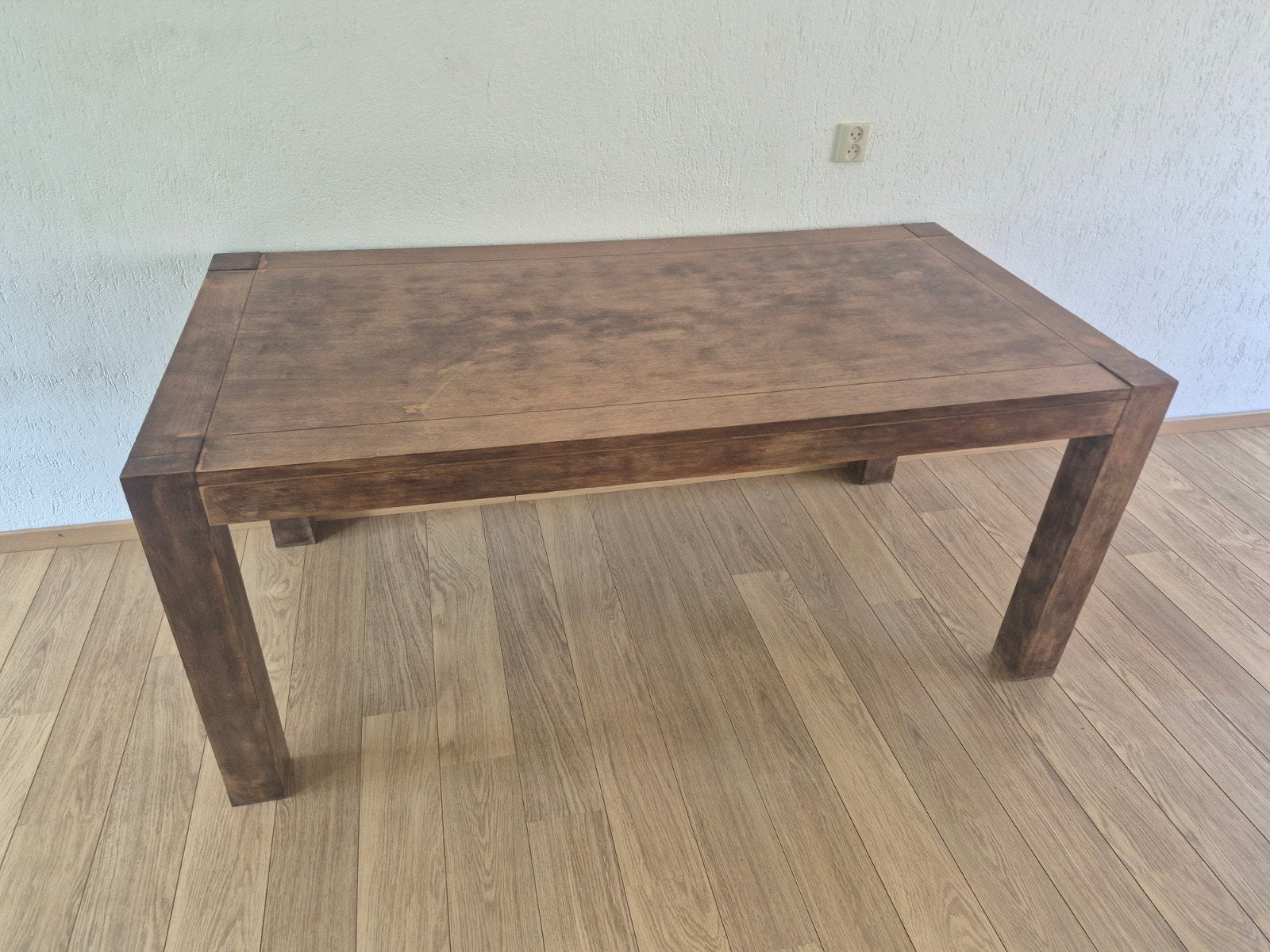 Eetkamer tafel, Ophalen of Verzenden, Gebruikt, Rechthoekig, 50 tot 100 cm