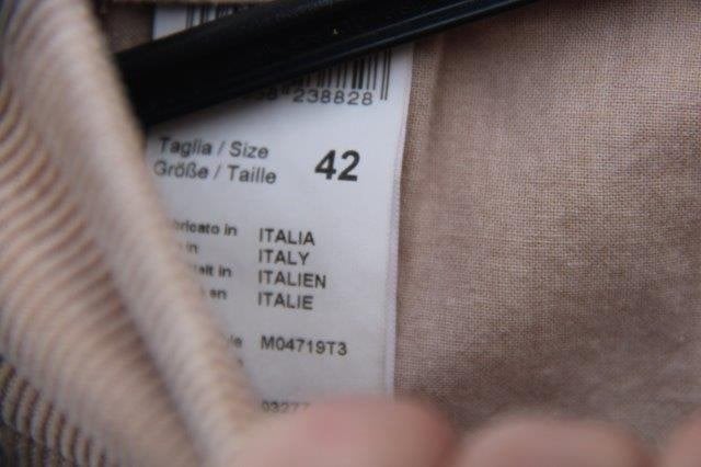 Broek camel rib Cappellini mt 42 Vaste prijs AANBIEDING, Bruin, Cappellini, Maat 42/44 (L), Ophalen of Verzenden