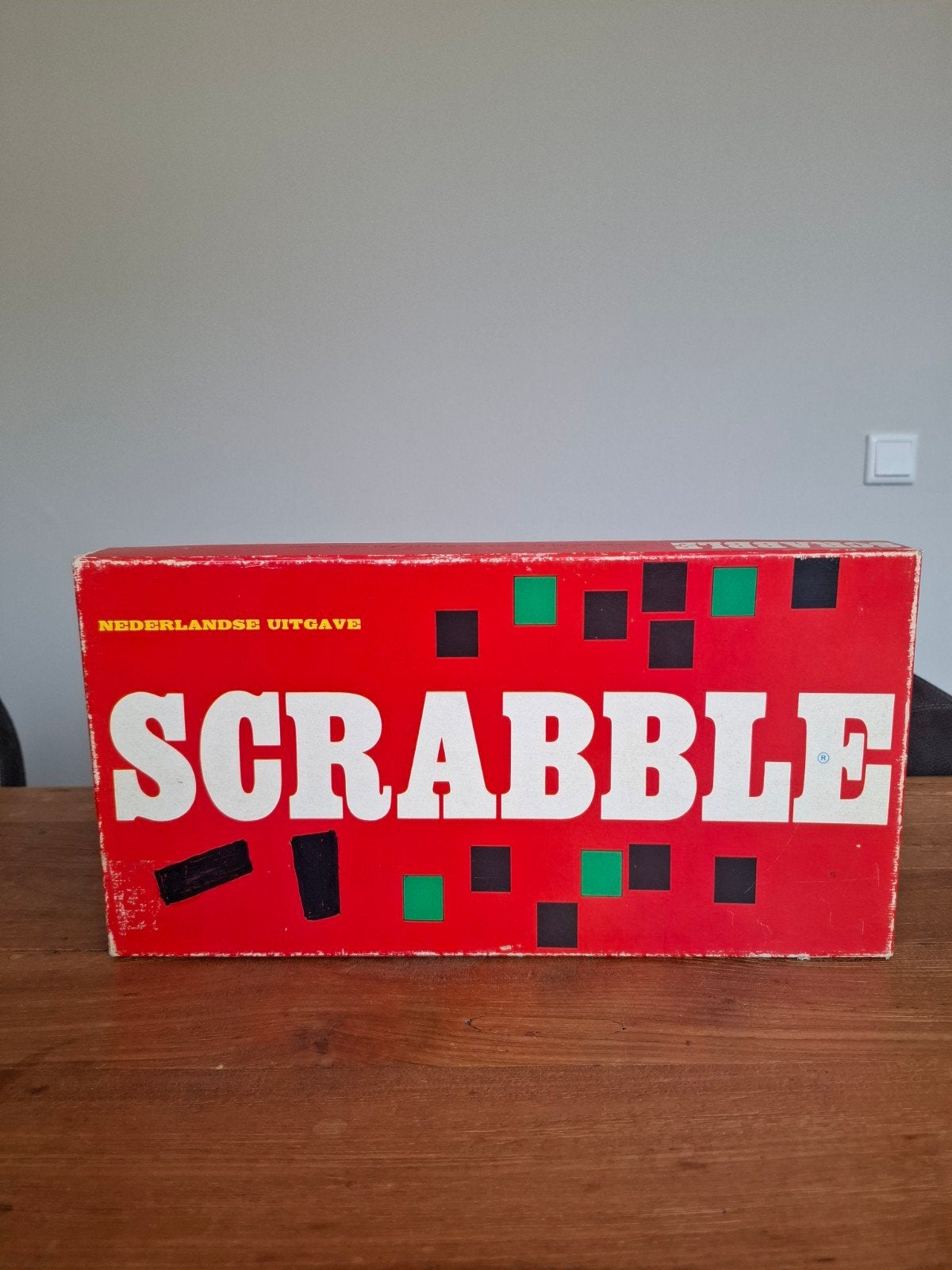 Vintage Scrabble Bordspel - Nederlandse Uitgave, Een of twee spelers, Ophalen of Verzenden, Gebruikt, J.W. Spear & Sons
