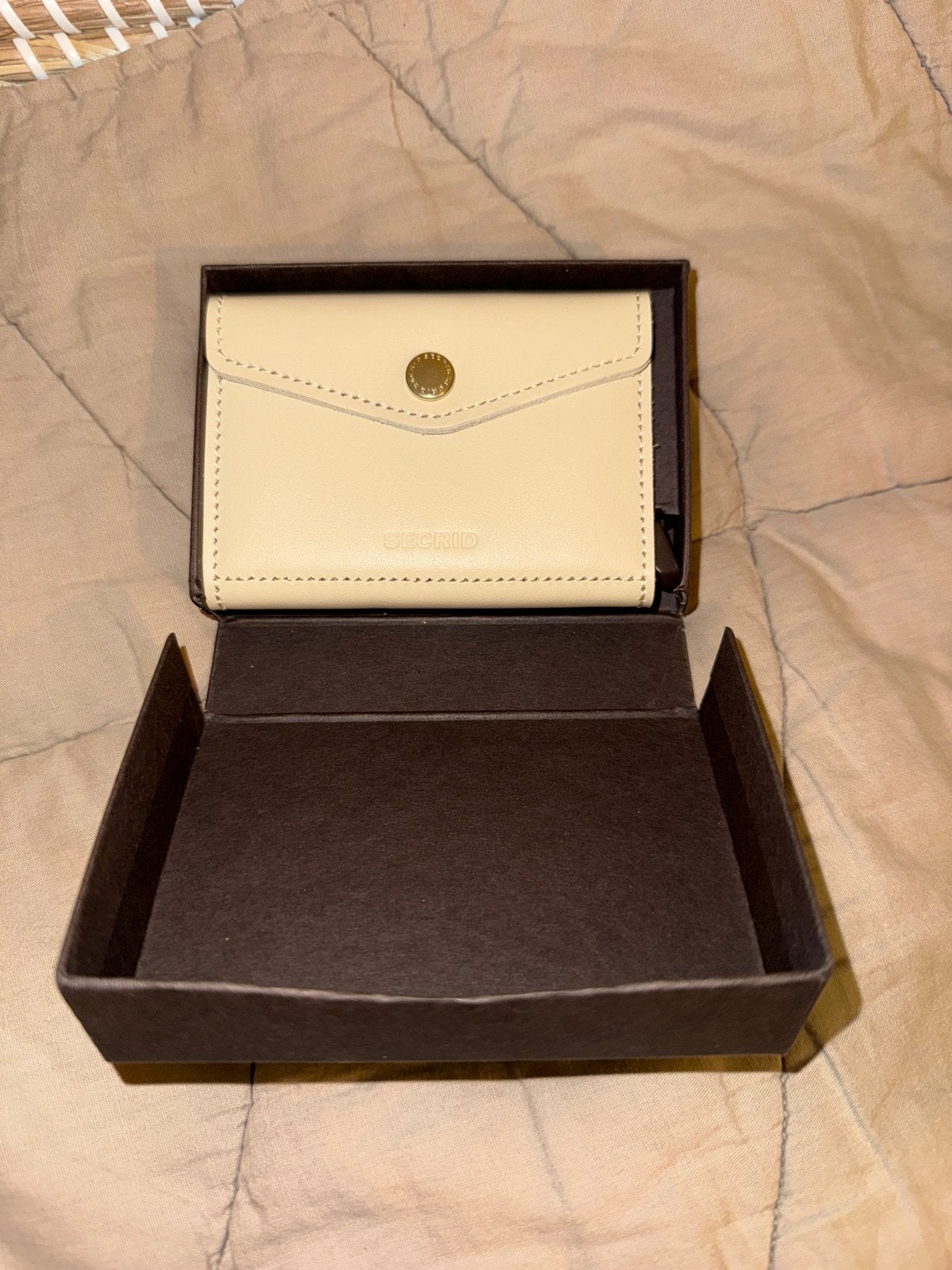 Secrid Original Envelope Wallet - Latte, Overige merken, Beige, Nieuw, Ophalen of Verzenden