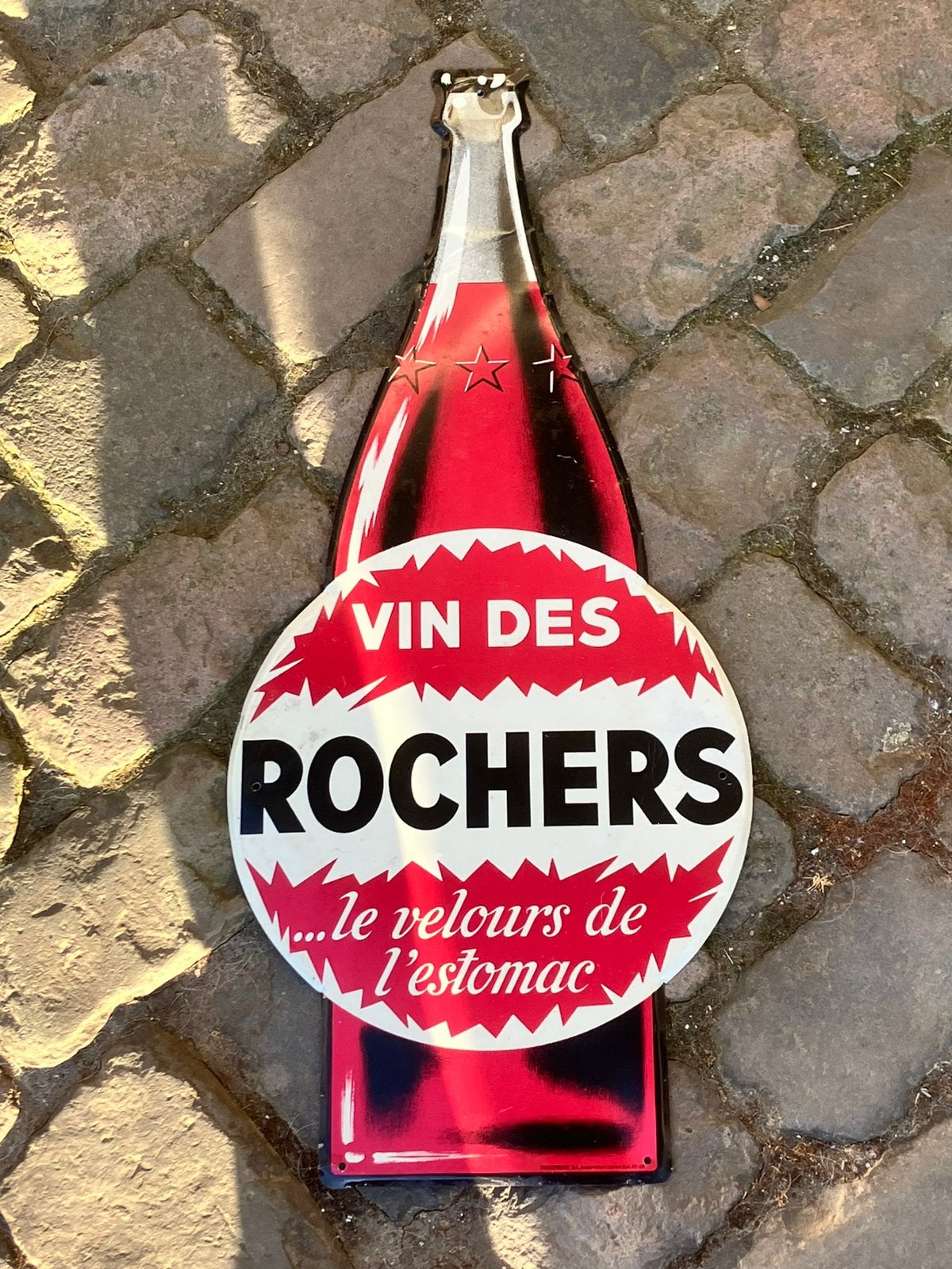 Vintage blikken frans reclamebord geen emaille bord wijn, Verzamelen, Merken en Reclamevoorwerpen, Ophalen of Verzenden, Zo goed als nieuw