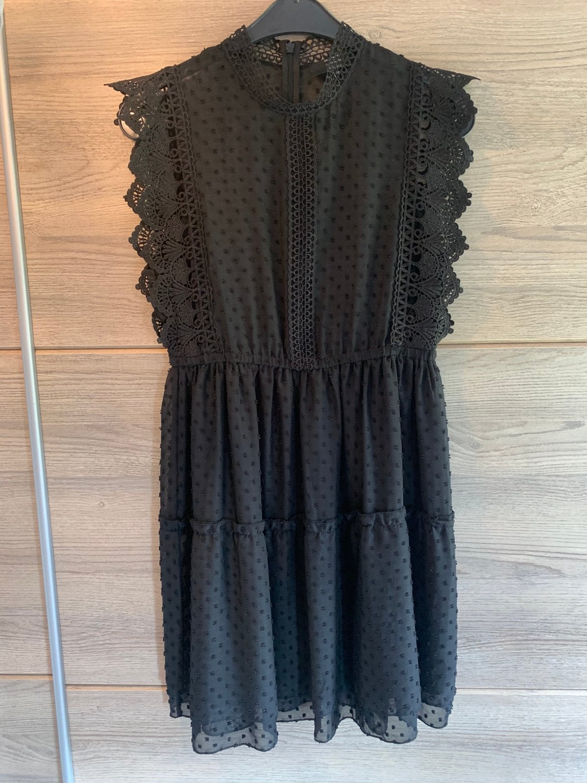 Zwarte Nikkie Jurk by Kate Moss maat 36. Nieuw., Zwart, Nieuw, Ophalen of Verzenden, Maat 36 (S)