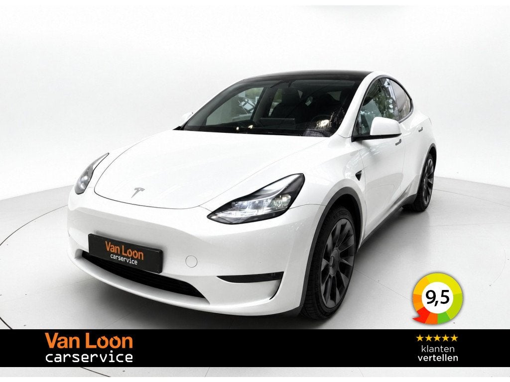 Tesla Model Y Std Range 299PK/Leder/Yoke stuur/Performance s, Auto's, Automaat, Adaptive Cruise Control, 0 cilinders, Gebruikt