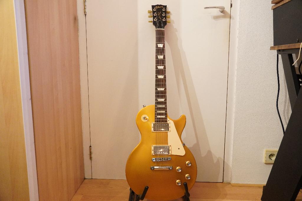 Gibson Les Paul Tribute Goldtop 2018, Ophalen of Verzenden, Zo goed als nieuw, Solid body, Gibson