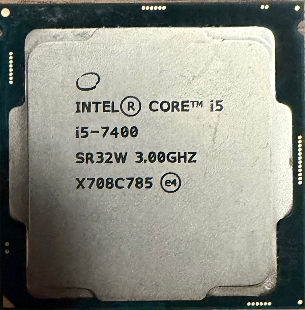 Intel Core i5 7400, Ophalen, LGA 1151, Gebruikt, 4-core