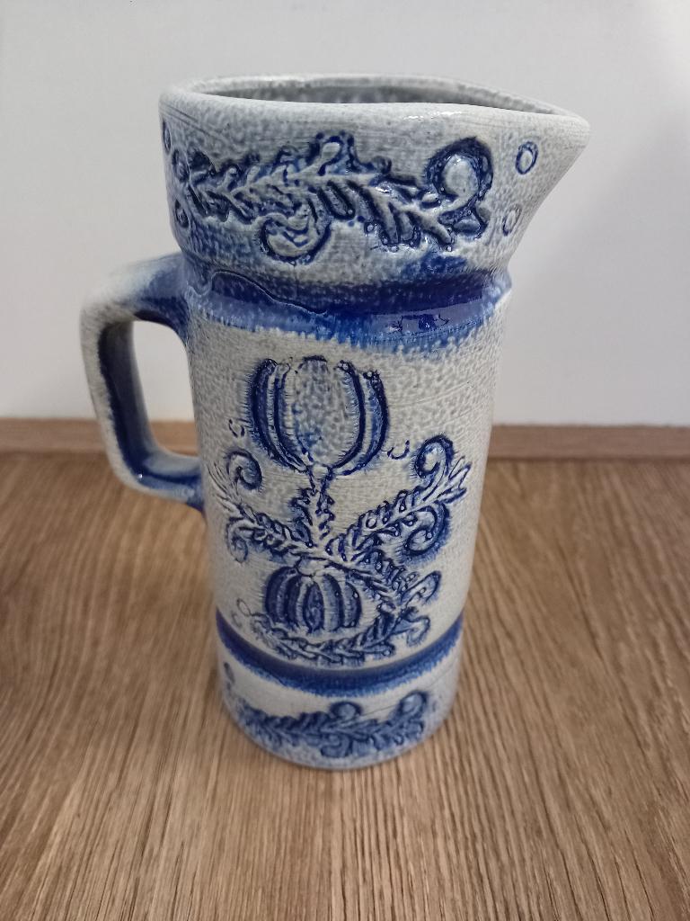 Blauw/witte schenkkan  type Keuls, Ophalen of Verzenden