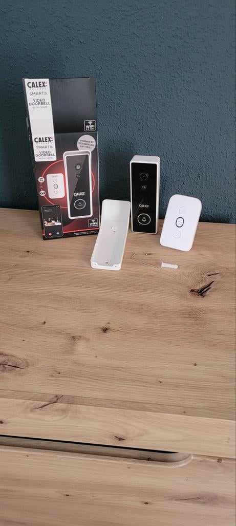 Calex Smart Video Deurbel met Chime - Draadloos, Ophalen of Verzenden, Bewegingsdetectiesensor, Nieuw, Draadloos