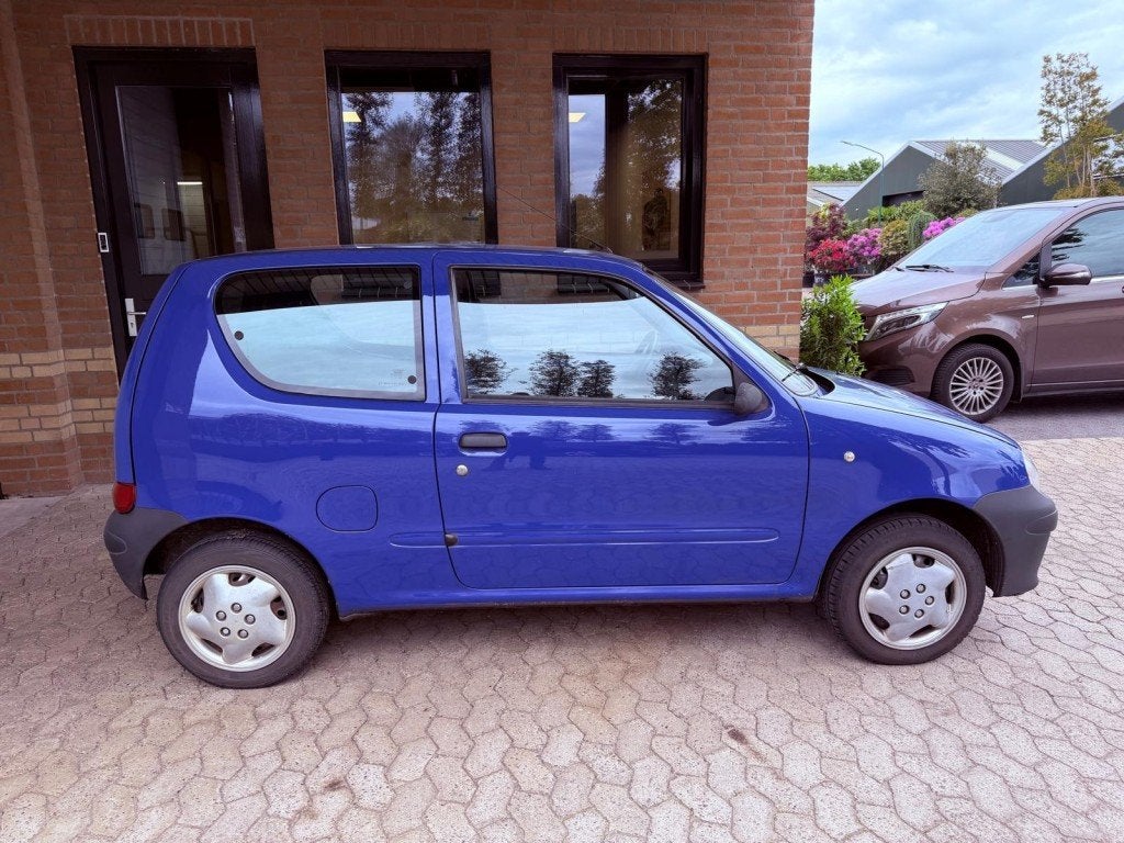 Fiat SEICENTO 1.1 2003 weinig km 2e eigenaar APK nieuw, Voorwielaandrijving, Blauw, Origineel Nederlands, Handgeschakeld