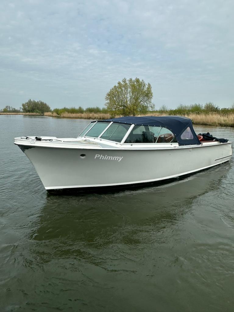 GROTE STOERE SLOEP! 9m Kaagkruiser vaarklaar tender, Watersport en Boten, Diesel, Boegschroef, 80 cm, Zo goed als nieuw