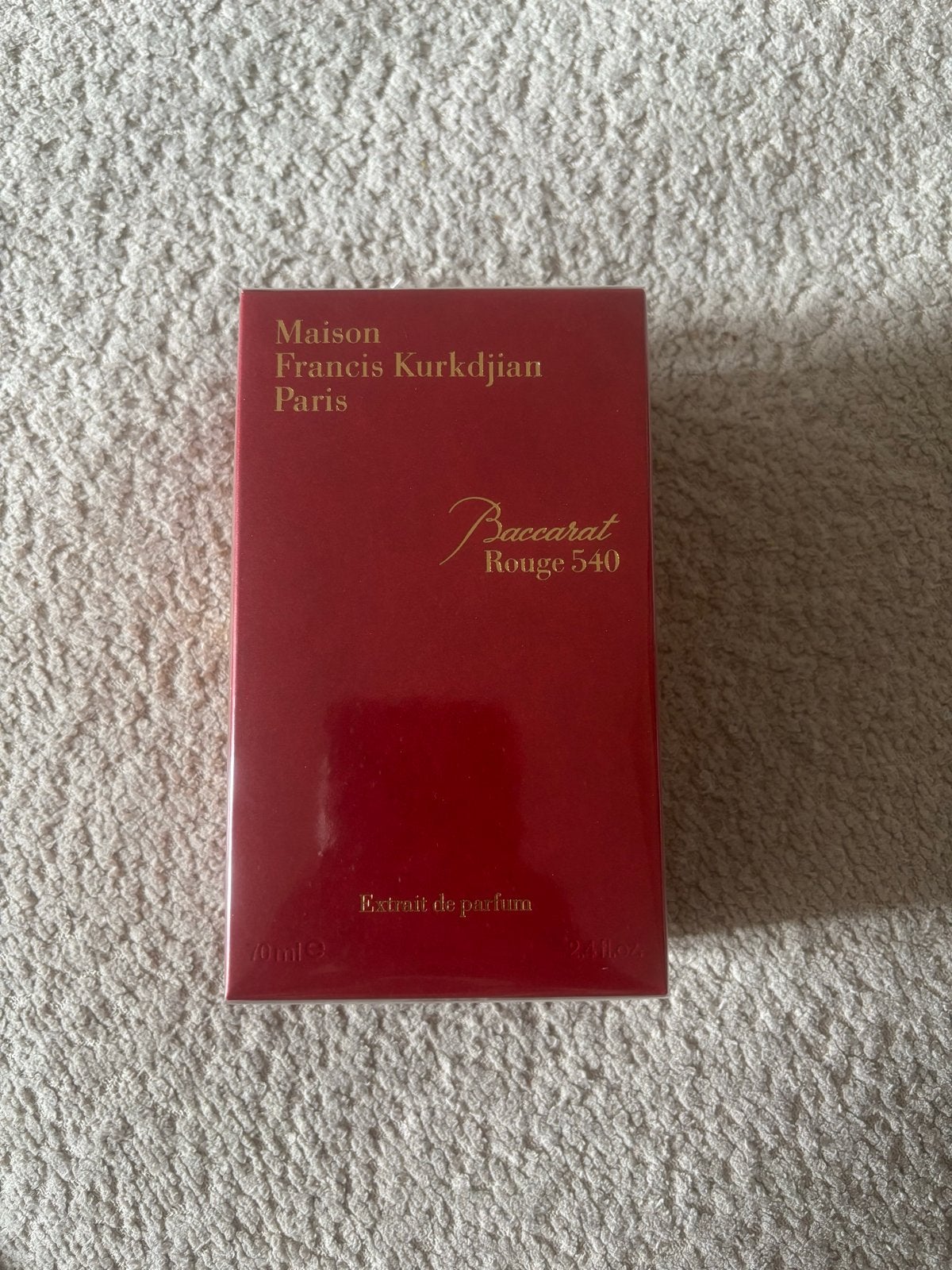 Baccarat Rouge 540 Extrait de Parfum 70ml - Nieuw in doos, Verzenden, Nieuw