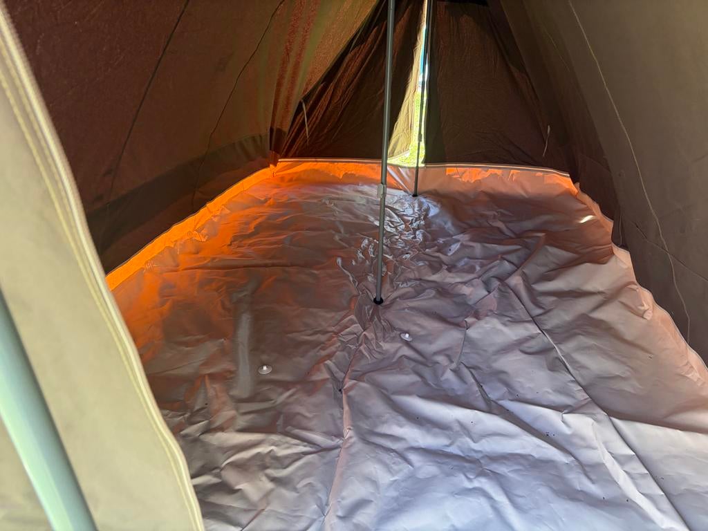 ESVO Patrouille 6 tent met vast kuipzeil - Spotprijs!, Caravans en Kamperen, Ophalen of Verzenden, Gebruikt, Tot en met 6