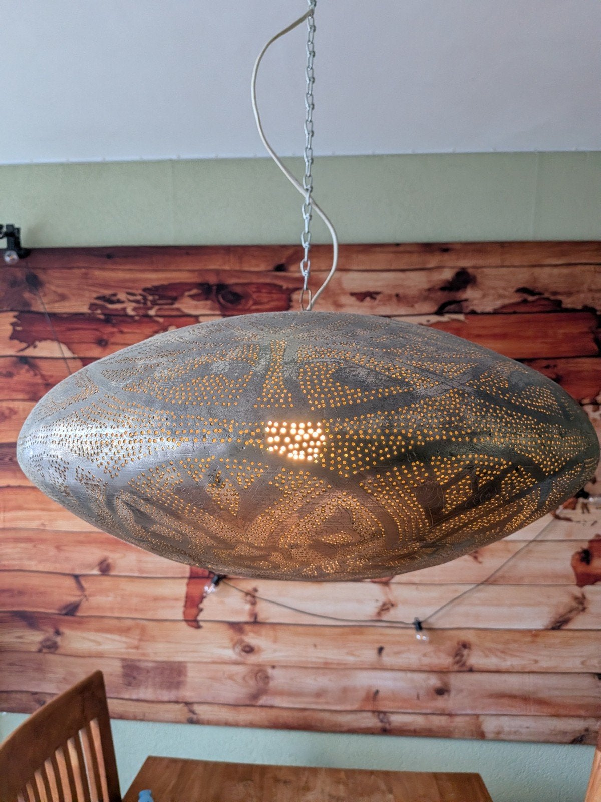 filgrain oosterse hang lamp 50x20cm, Ophalen