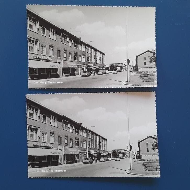 Den Haag  - Theresiastraat, Bezuidenhout - ongelopen, Ophalen of Verzenden, 1940 tot 1960, Ongelopen, Zuid-Holland