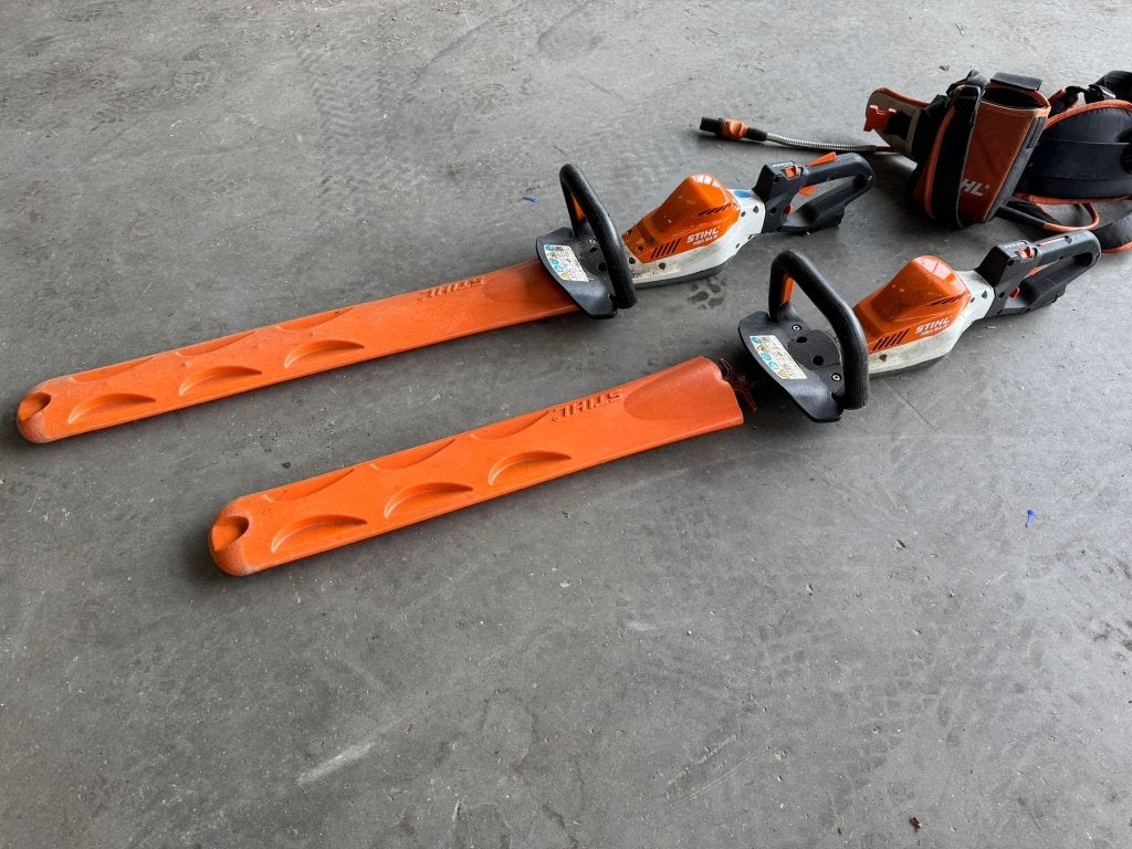 Stihl HSA 94 R accu heggenschaar 2x, Ophalen of Verzenden, Gebruikt, Accu, STIHL
