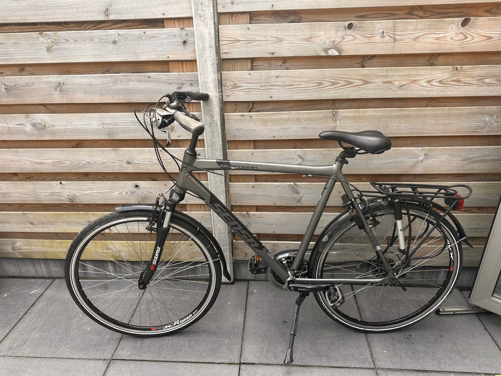 Sensa Campagna herenfiets met 8 versnellingen, Overige merken, Gebruikt, Velgrem, Versnellingen