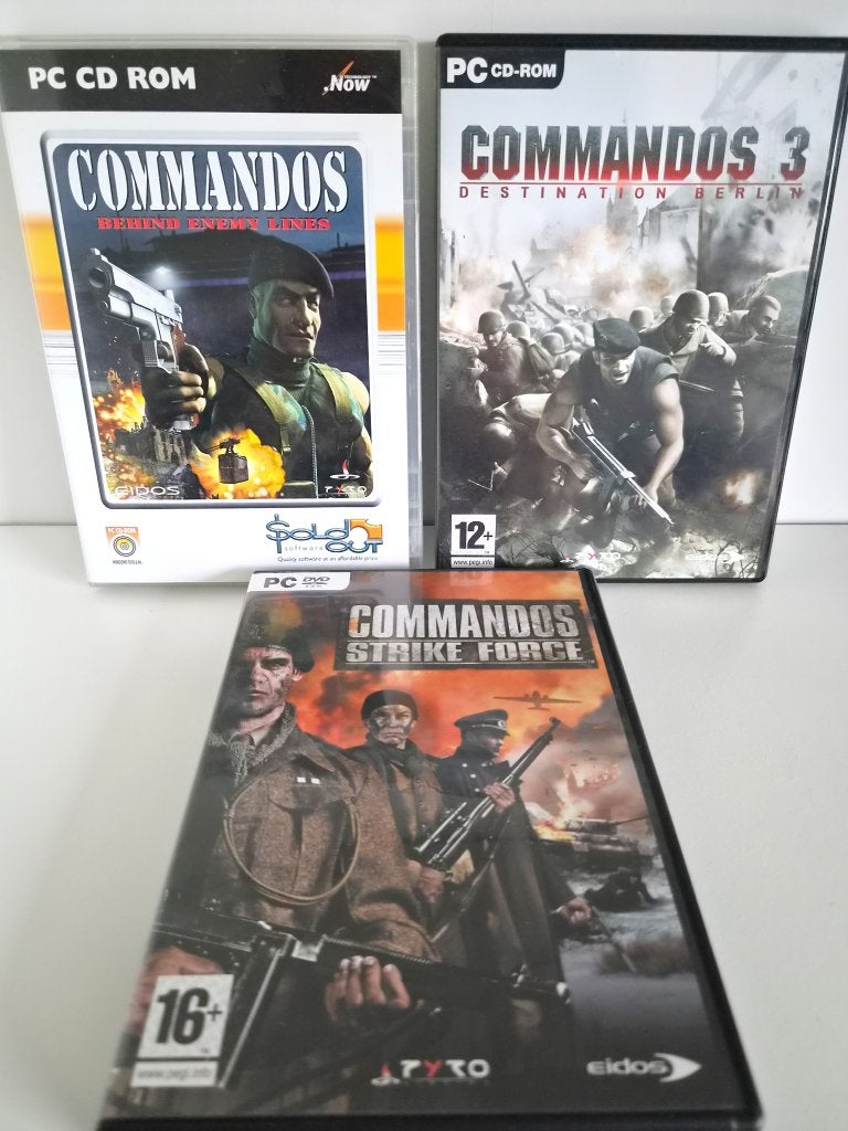3 Commandos PC Games, 1 speler, Ophalen of Verzenden, Zo goed als nieuw, Strategie en Constructie