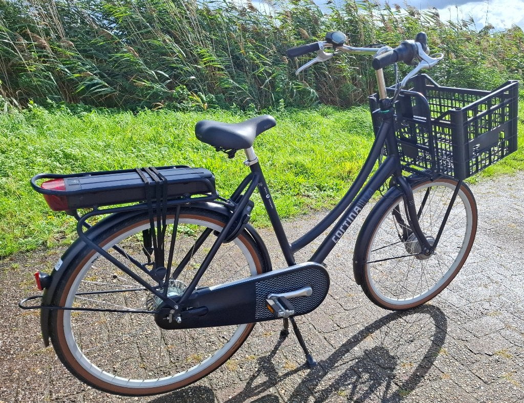 Elektrische Cortina E-U4 damesfiets/transportfiets ✅️