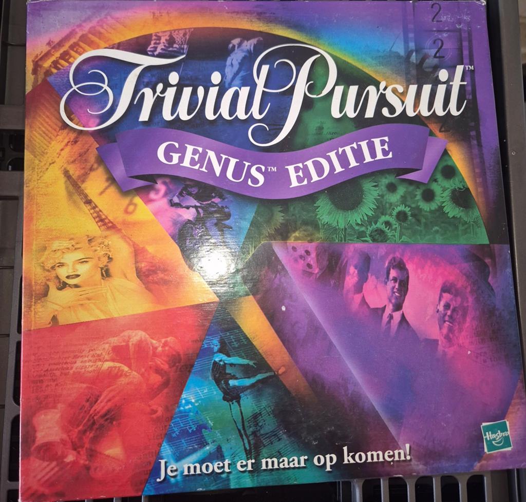 Trivial Pursuit Genus Editie Bordspel - Compleet, Vijf spelers of meer, Ophalen, Gebruikt, Hasbro