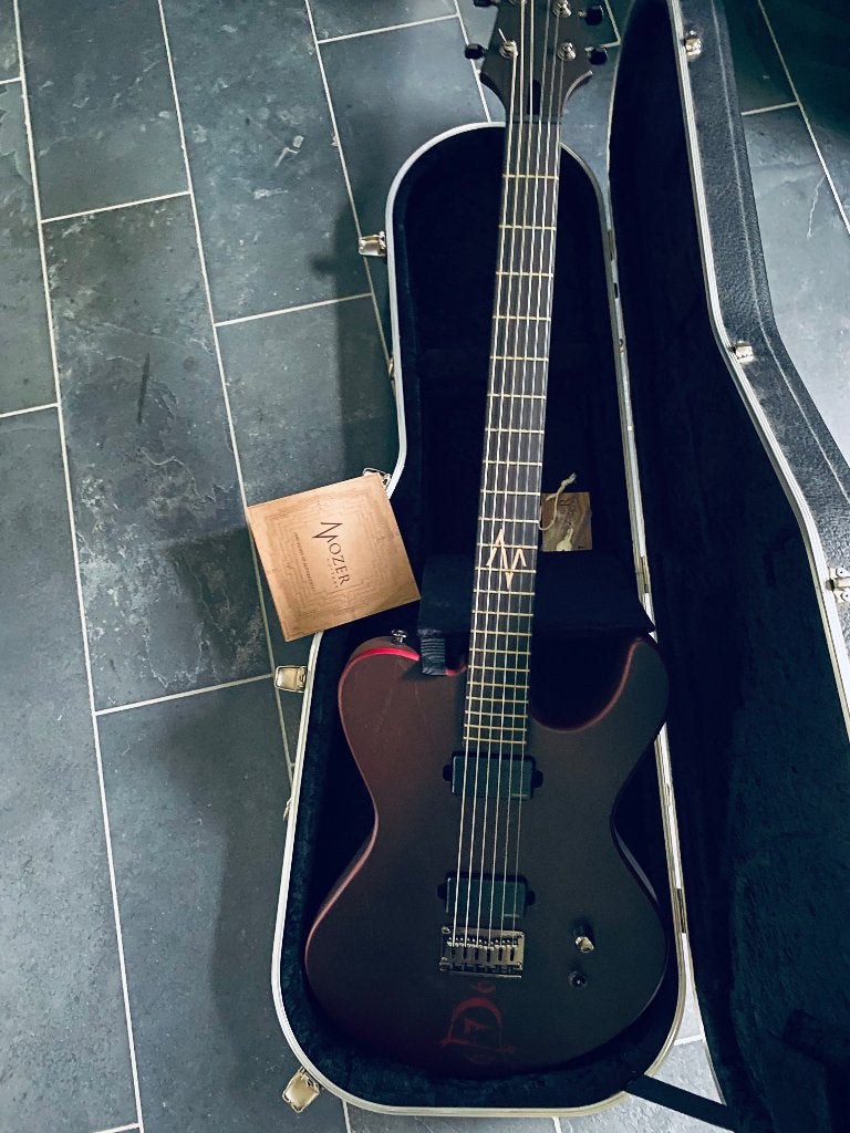 Mozer Elektrische gitaar custom build, Muziek en Instrumenten, Snaarinstrumenten | Gitaren | Elektrisch, Ophalen, Zo goed als nieuw