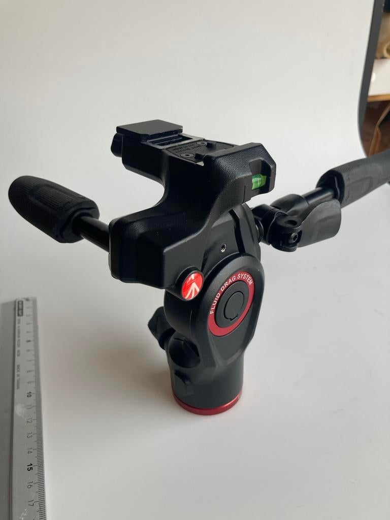 Manfrotto MHO1-HY-3w Fluid Drag Video Statiefkop - Z.G.A.N., Ophalen of Verzenden, Zo goed als nieuw, Minder dan 150 cm, Overige typen