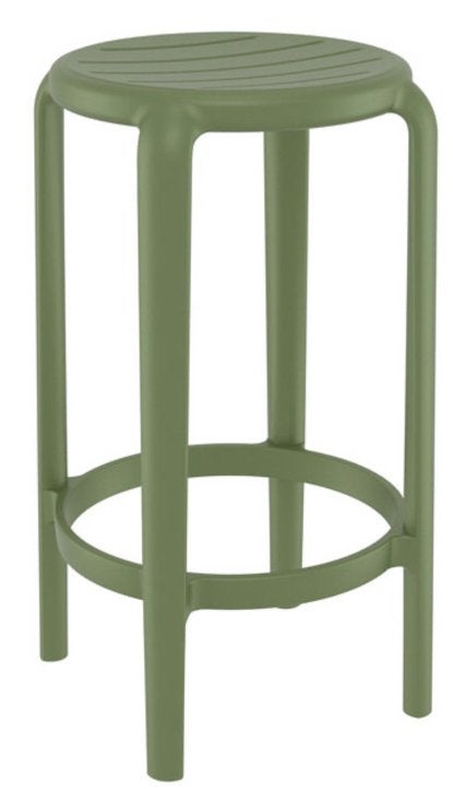 Kunststof Kruk Tom 75cm groen, Kunststof, 60 tot 90 cm, Ophalen of Verzenden, Zo goed als nieuw