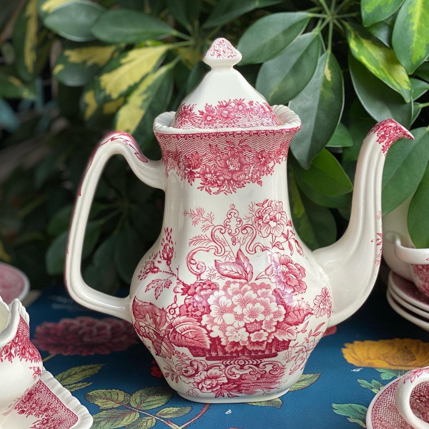 Mason’s Ironstone "Ascot Red" Koffiepot, Ophalen of Verzenden
