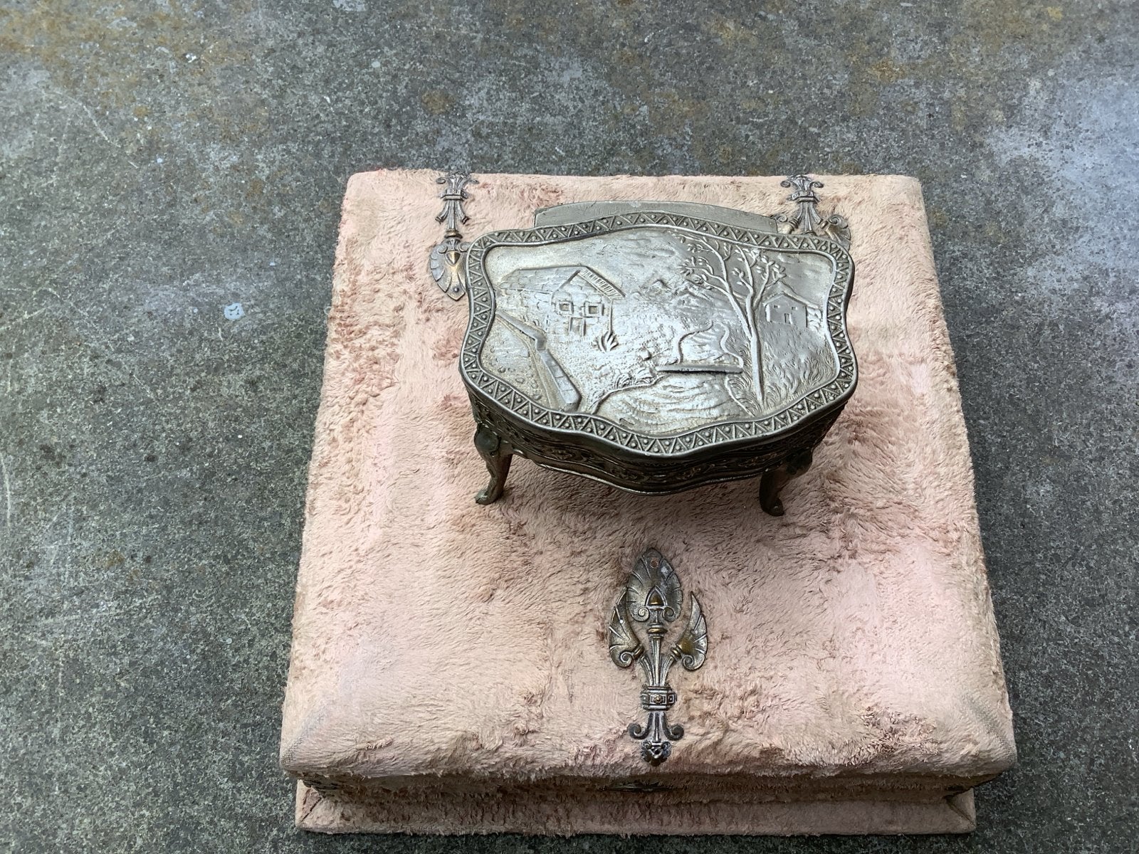 Vintage Japans sieradendoosje - 9x7x7 cm, Antiek en Kunst, Verzenden