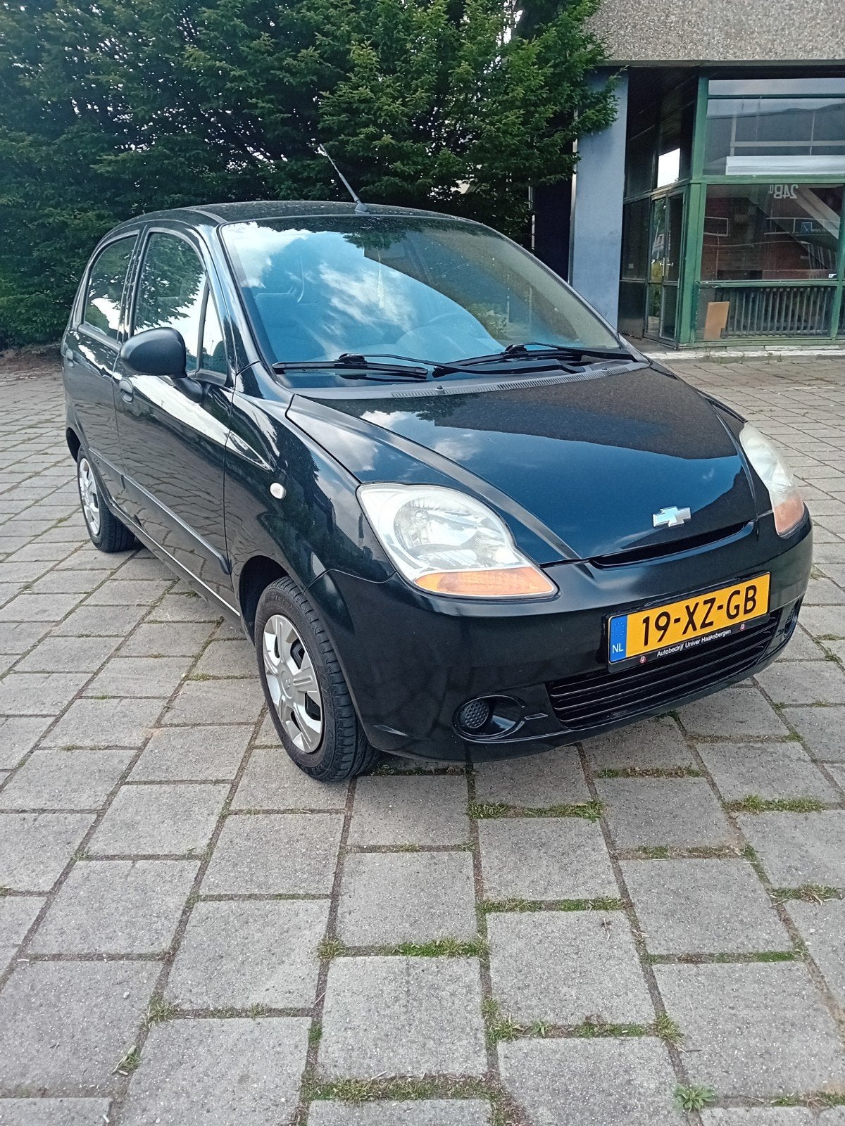 Chevrolet Matiz 0.8 2007 Zwart 107171KM HOGE INSTAP, Voorwielaandrijving, Zwart, Origineel Nederlands, Bedrijf