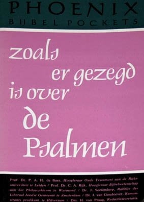 Zoals er gezegd is over: De Psalmen., Ophalen of Verzenden, Zo goed als nieuw