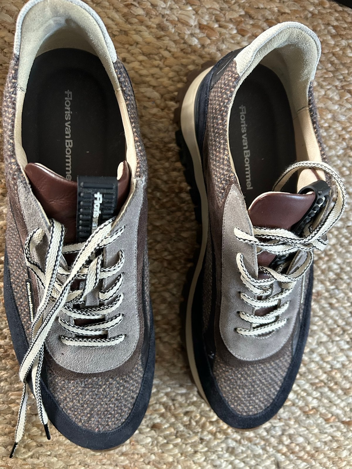 Floris van Bommel sneakers - Maat 44 - Zo goed als nieuw, Ophalen of Verzenden, Zo goed als nieuw, Bruin, Sneakers of Gympen