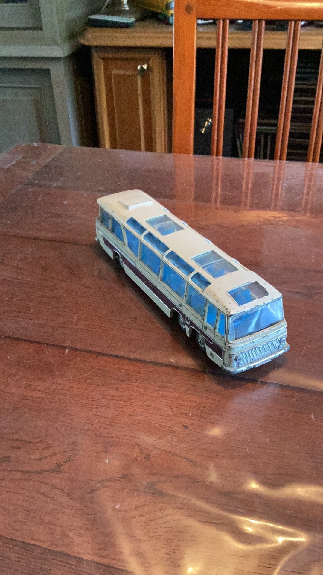 Dinky supertoys Vega major luxury coach ., Ophalen of Verzenden, Gebruikt, Bus of Vrachtwagen, Dinky Toys