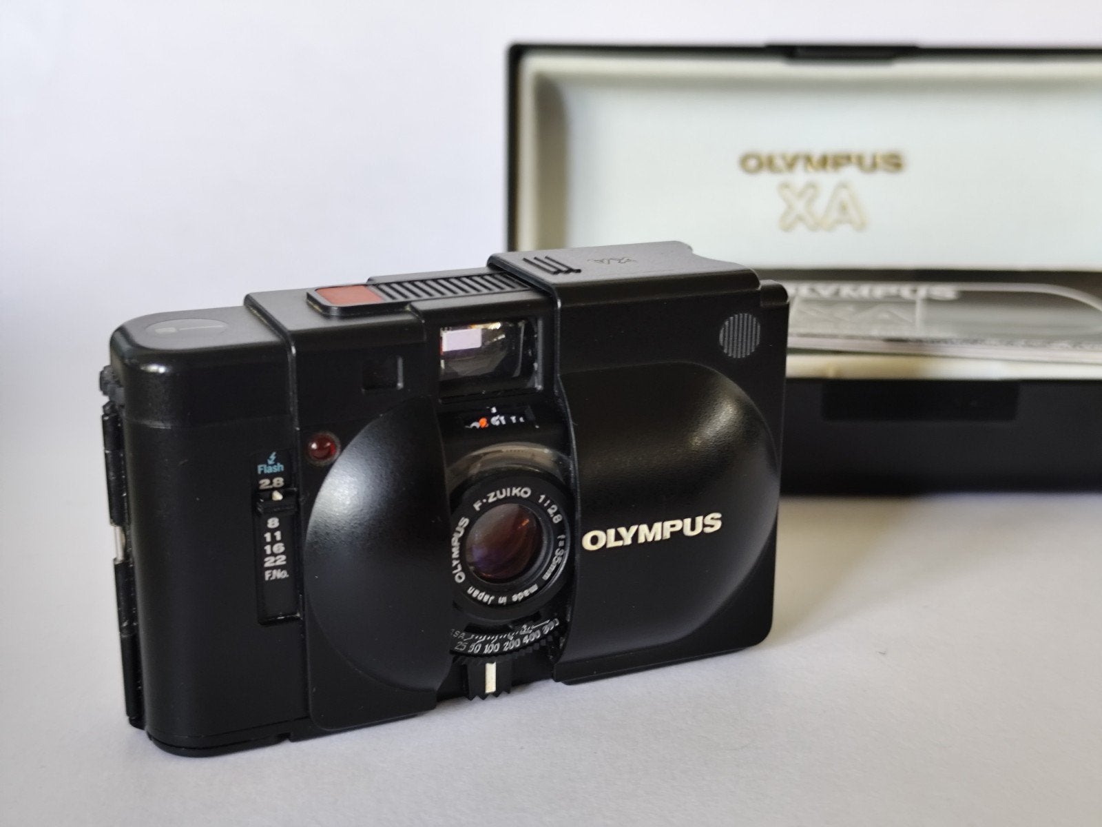 Olympus XA rangefinder camera - Nieuwe Light Seals - Werkt, Ophalen of Verzenden, Gebruikt, Compact, Olympus