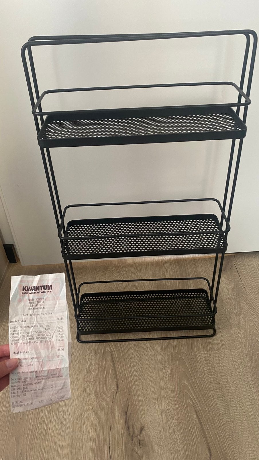 Zwart rekje KWANTUM NIEUW, Ophalen, Nieuw