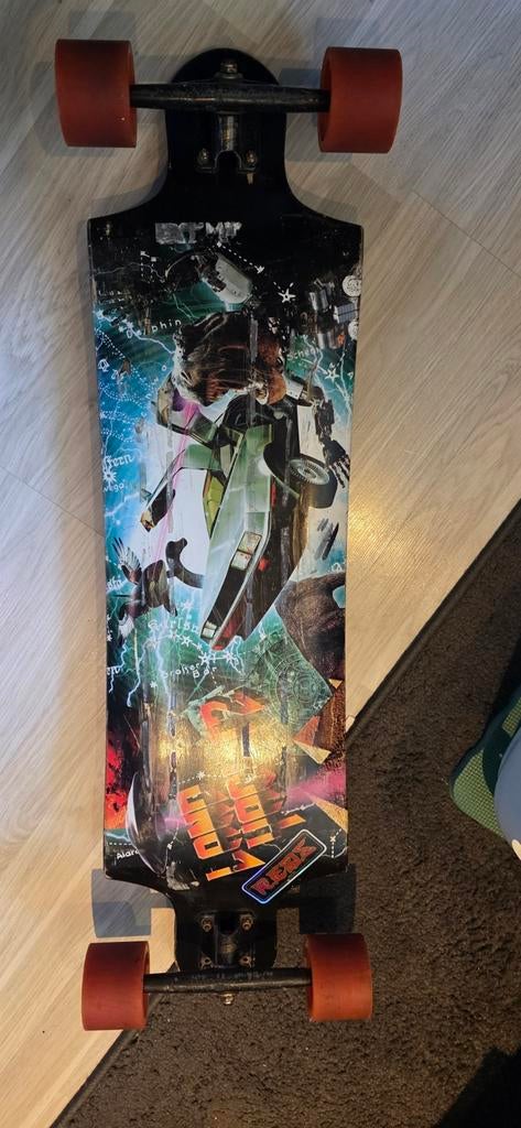 Double Drop Longboard met uniek design, Ophalen of Verzenden, Gebruikt, Overige typen, Longboard