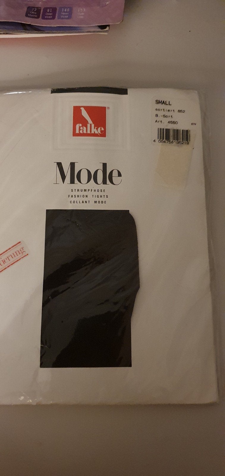 Falke Mode Fashion Tights - Nieuw in verpakking, Maat 36/38 (S), Verzenden, Zwart, Nieuw